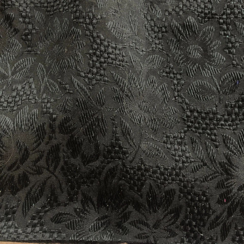 Женский шелковый блейзер Maggy London от Kenneth Nolan размер 8 черный цветочный высокий гриф - Изображение 3 из 4