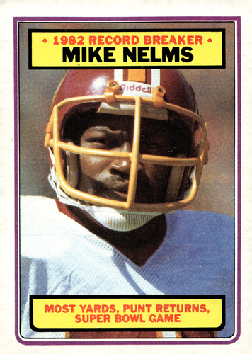 1983 Topps - #6 Mike Nelms Redskins | eBay