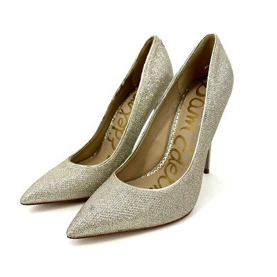 Sam Edelman Danna High Heel Point Toe Pumps Jute Glam