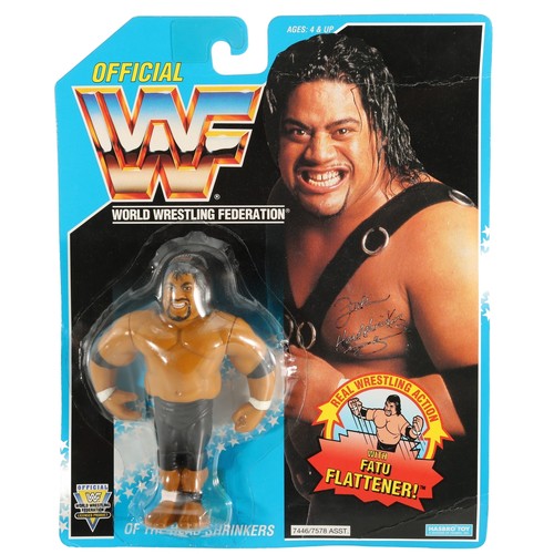WWF Hasbro-Fatu Headshrinkers (Series 10) Blue Car...