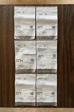 LUXI II Ceramic Brackets  with gold slot (.022 Roth Rx) For Maxillary 3-3 