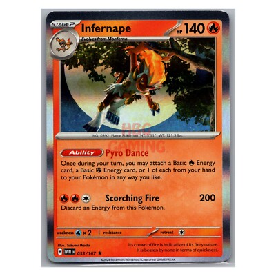 Pokemon Card | 033/167 INFERNAPE Holo Rare | Pokemon SV: Twilight Masquerade TWM | eBay Pokemon Card | 033/167 INFERNAPE Holo Rare | Pokemon SV: Twilight Masquerade TWM | eBay