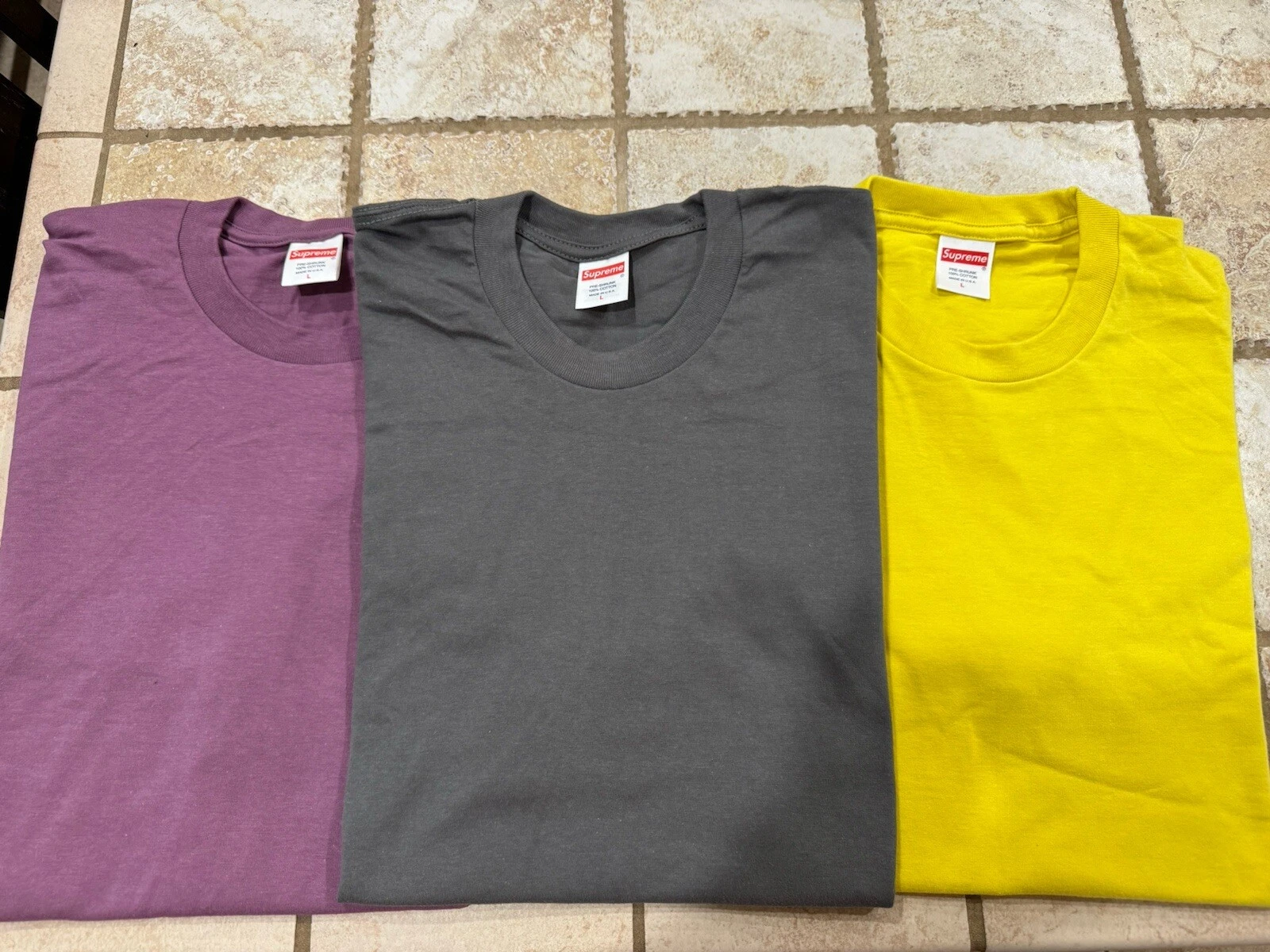 Lot de t shirts Supreme * TOUTES TAILLES GRAND AUTHENTIQUES