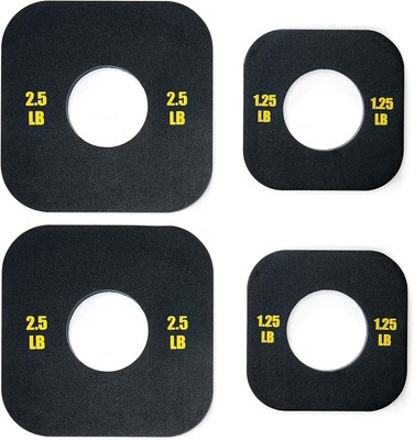 1.25LB 2.5LB Weight Plates Set Change for Weightlifting 2-Inch black 