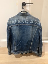 Balenciaga Logo Denim Jacket Size 36