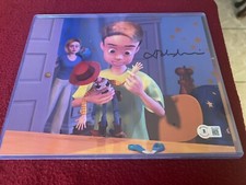 John Morris Disney Pixar Toy Story Voice Andy Signed Autograph 8x10 Photo BAS