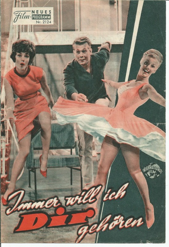 Immer will ich Dir gehoeren 1960 AUSTRIA  Kino Neues Film Programm