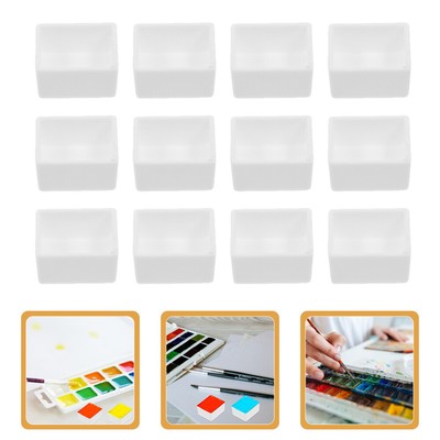  60 Stück leere Aquarellnäpfe: 1,1,8 ml dickwandige Farbpalette aus Kunststoff