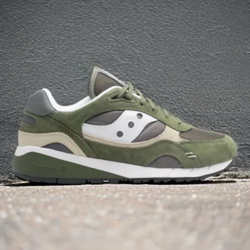Saucony Shadow 6000 Mens Running Shoes Casual Sneakers Gym Athletic Green Tennis
