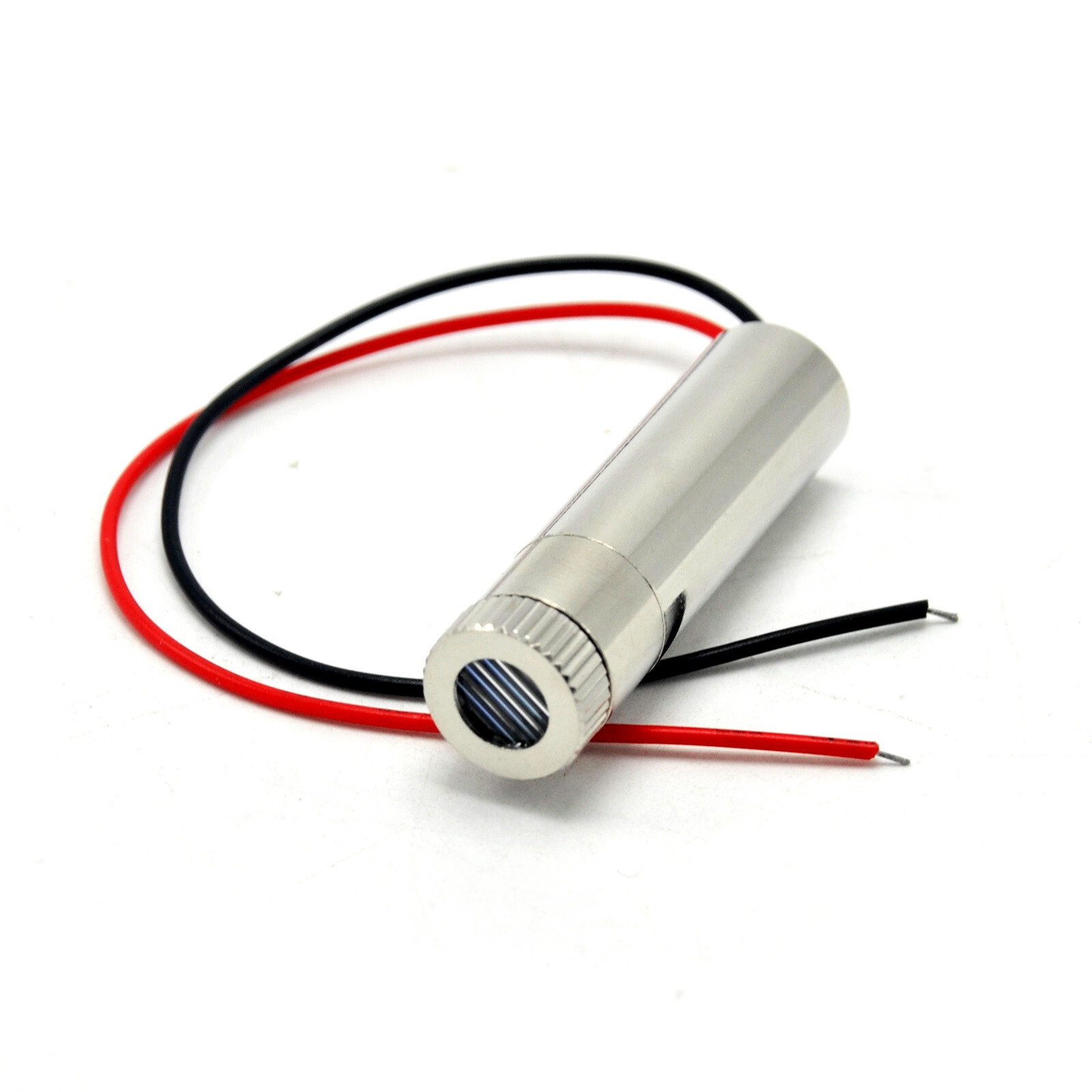 Focusable Line 515nm 520nm 5mW Green Laser Diode Module Driver in 3-5V 12x45mm