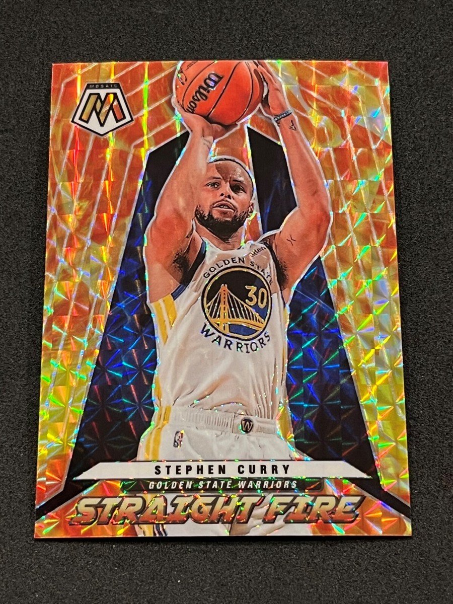 2021-22 Panini Mosaic Basketball Stephen Curry Straight Fire