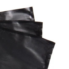 11" x 24" 5 MIL Precut All Black Vacuum Sealer Bags for Food Herbs - 500 Pack
