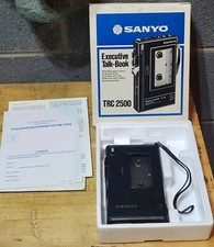 Sanyo Executive TalkBook TRC2500 Cassette Tape Recorder For Parts might G3D