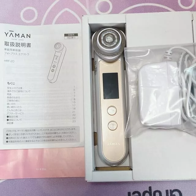 New YA-MAN HRF-20N Facial Treatment Gold RF Beaute Photo Plus EX