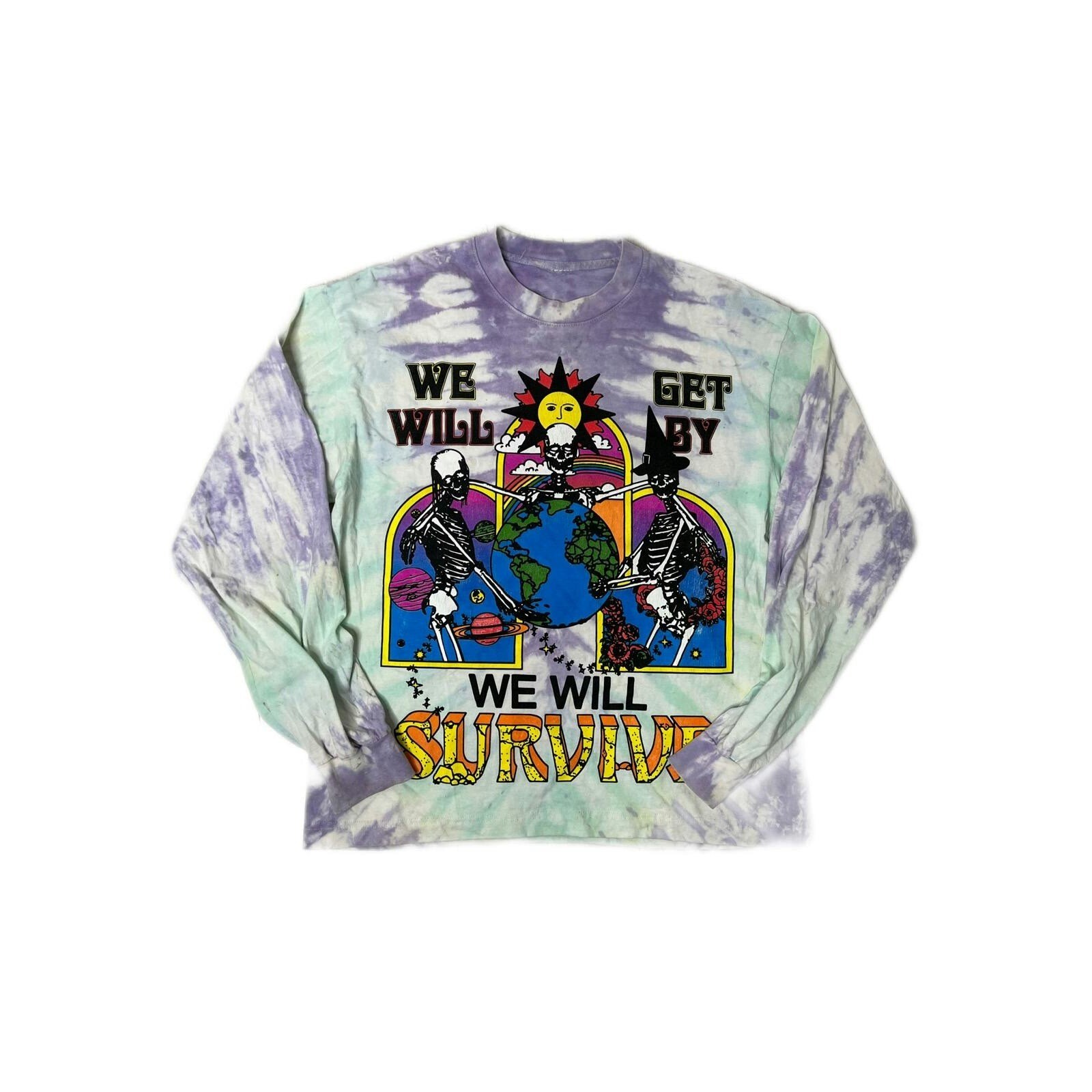 Online Ceramics We Will Get By Survive Long Sleeve Tee-image