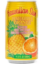 Hawaiian Sun Pineapple Orange Nectar Juice Drink 11.5oz Can 6-Pack x2