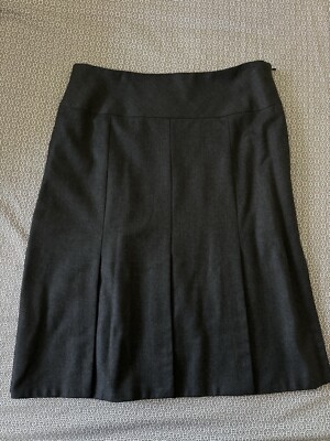 ESCADA Dress Skirt Women Size 38 Charcoal Black NWOT