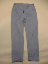 ZELLA Size S Women Gray Side Pocket Pull On High Rise Training Crop Leggings 288