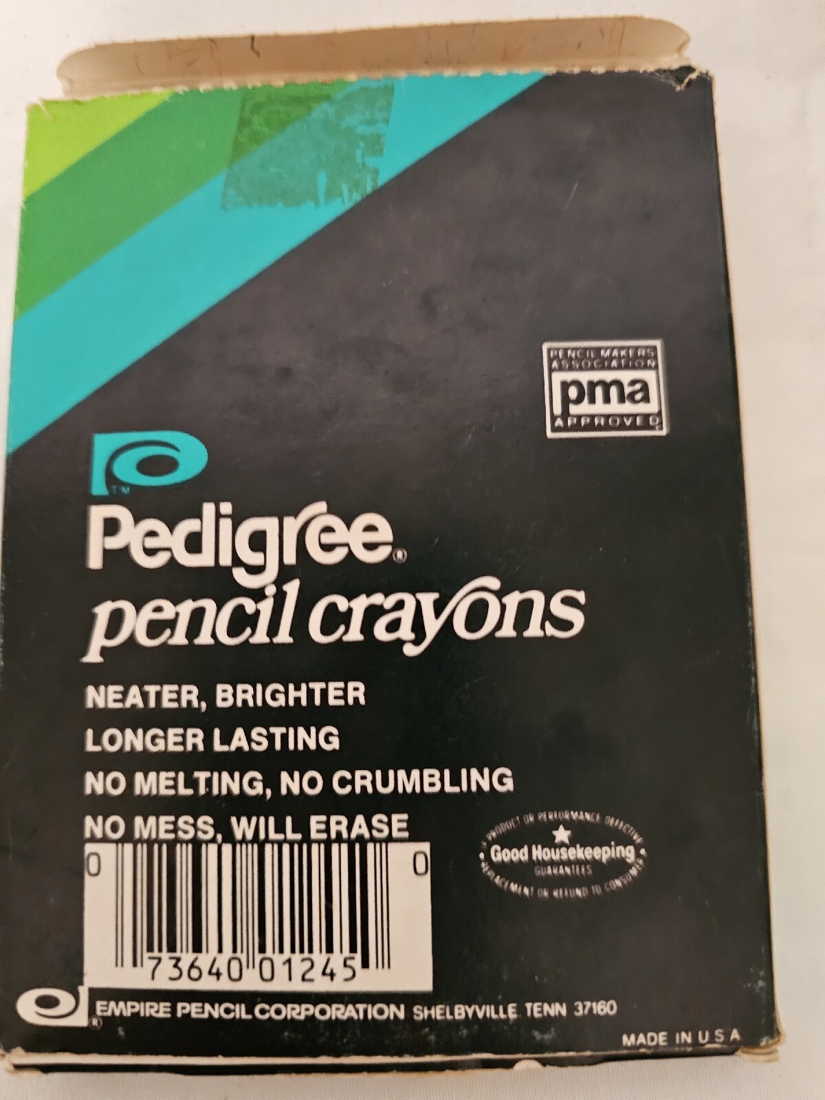 USED 1970's Vintage 11 Pedigree Colored Pencil Crayons Empire USA