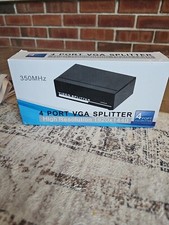 4 Port VGA Splitter HIGH RESOLUTION 1920 1440