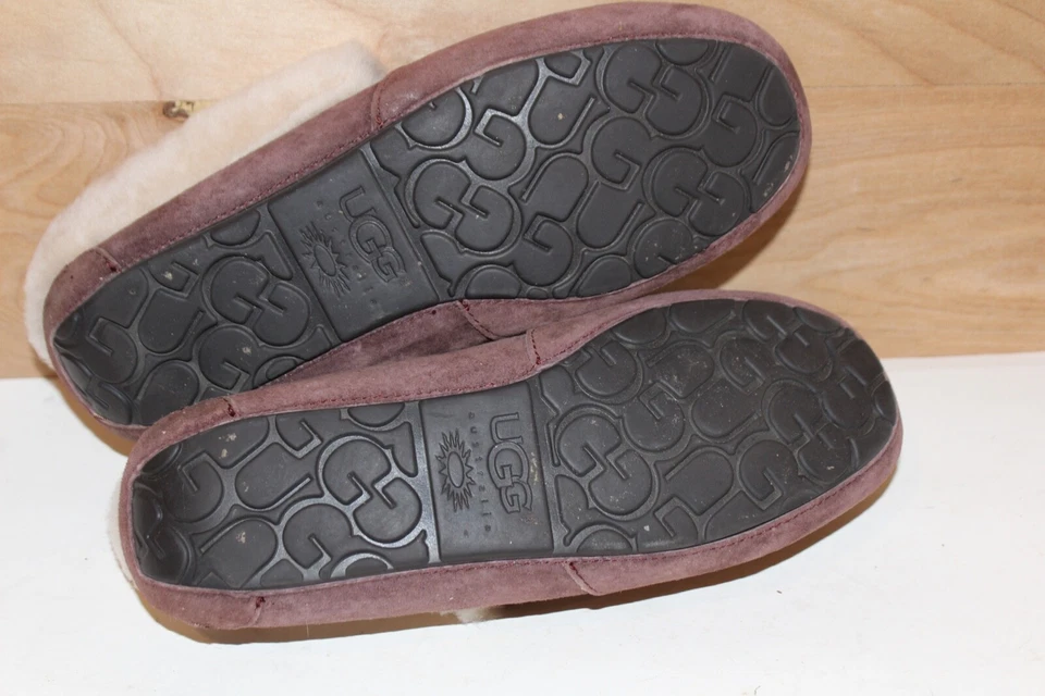 Zapatillas UGG Australia Grantt para hombre marrón gamuza piel de oveja forradas talla 7 M 1005255 Foto 4 de 4