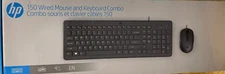 HP 150 Wired Mouse and Keyboard Combo - Black