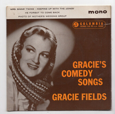 (E464) Gracie Fields, Gracie's Comedy Songs - 7'' vinyl