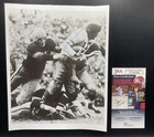 Steve Van Buren Signed JSA 8x10 Philadelphia Eagles NFL HOF Chuck Bednarik Era