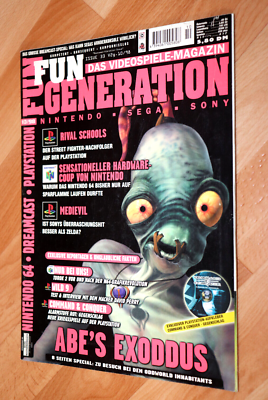 1998 Fun Generation Magazin Zeitschrift Oddworld Abes Exoddus