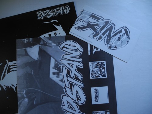 ÖPSTAND Same s/t LP 2000 France inserts Near Mint Opstand - Foto 4 di 4