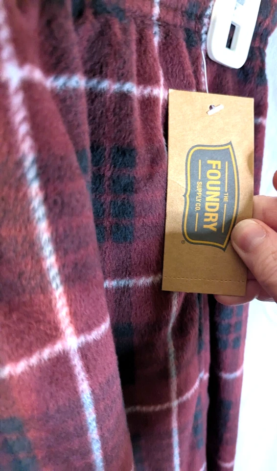 Foundry 男式格子加绒裤 4XLT 46/34 — 第 4/4 张图片