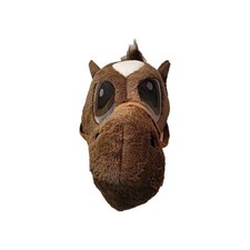New Dan Dee Big Greeter Plush Large Brown Horse Mascot Costume Mask Halloween
