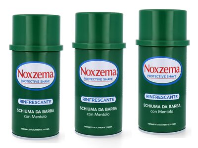 NOXZEMA Menthol Refreshing Rasierschaum Rasieren 3x 300ml
