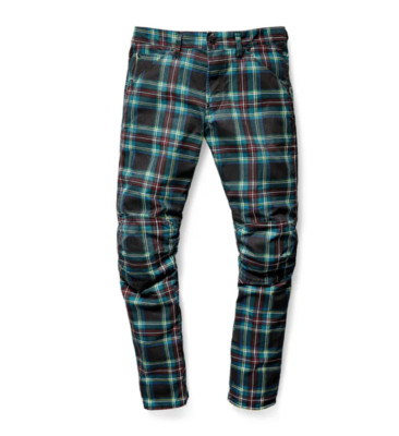 ,G-Star Pharrell Williams '5622 3D TAPERED COJ' X25 Stewart Black Tartan W30 L32