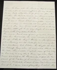 CIVIL WAR FORT HATTERAS NORTH CAROLINA PENNSYLVANIA OFFICER LETTER