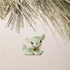 Bethany Lowe Christmas Little Pastel Blue Deer Ornament New TL3381 VCloseout