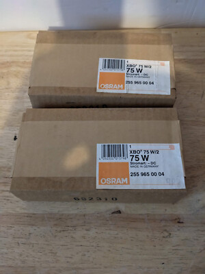 One OSRAM XBO 75W/2 75W 14V KO124 xenon short arc double-ended