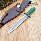 Rambo Mini Rambo First Blood Fixed Knife 3.25" Stainless Bowie Blade Cord-Wrap