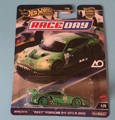 ホットウィールRace Day REXY Porsche 911 GT3 R Hot Wheels Car Culture Race Day Rexy Porsche 911 GT3 R 992 Set 1