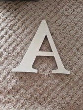 MDF Chunky wooden Letter A