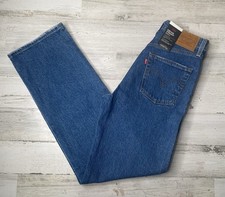 Levi's Jeans Ribcage Straight Ankle Blue Medium Denim Women's Sz: 26x31 NWT