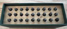 Hanson Letter Steel Stamp Punch Set Complete Made In USA Free Shipping