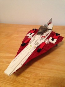 LEGO Star Wars: Jedi Starfighter (7143) with Manual. No Mini Figure