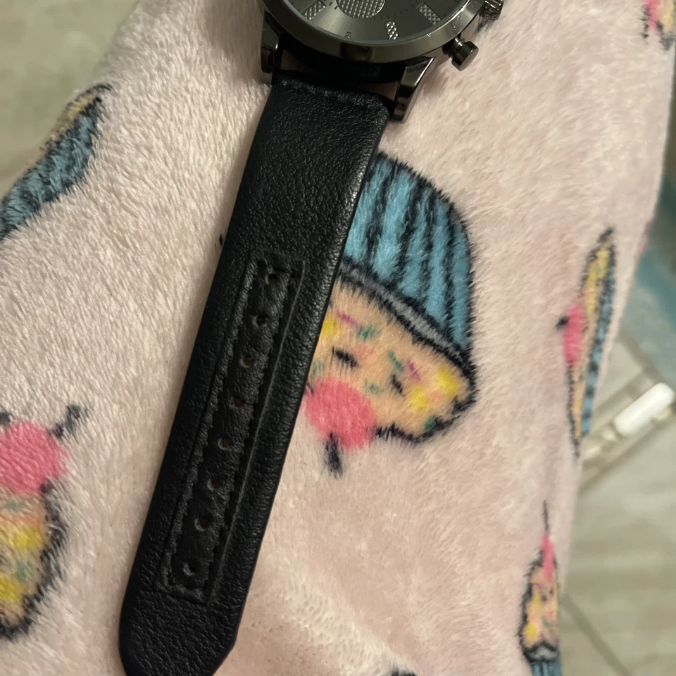 Steve Madden手表男士黑色不锈钢防水 — 第 2/4 张图片