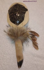 RedEar Turtle Rattle, Badger, Deer,Feathers, Beads,Tins,Not Endangered tratdh2
