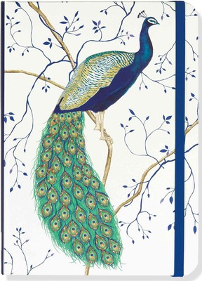 SM Jrnl Peacock by Inc Peter Pauper Press (English) Hardcover Book