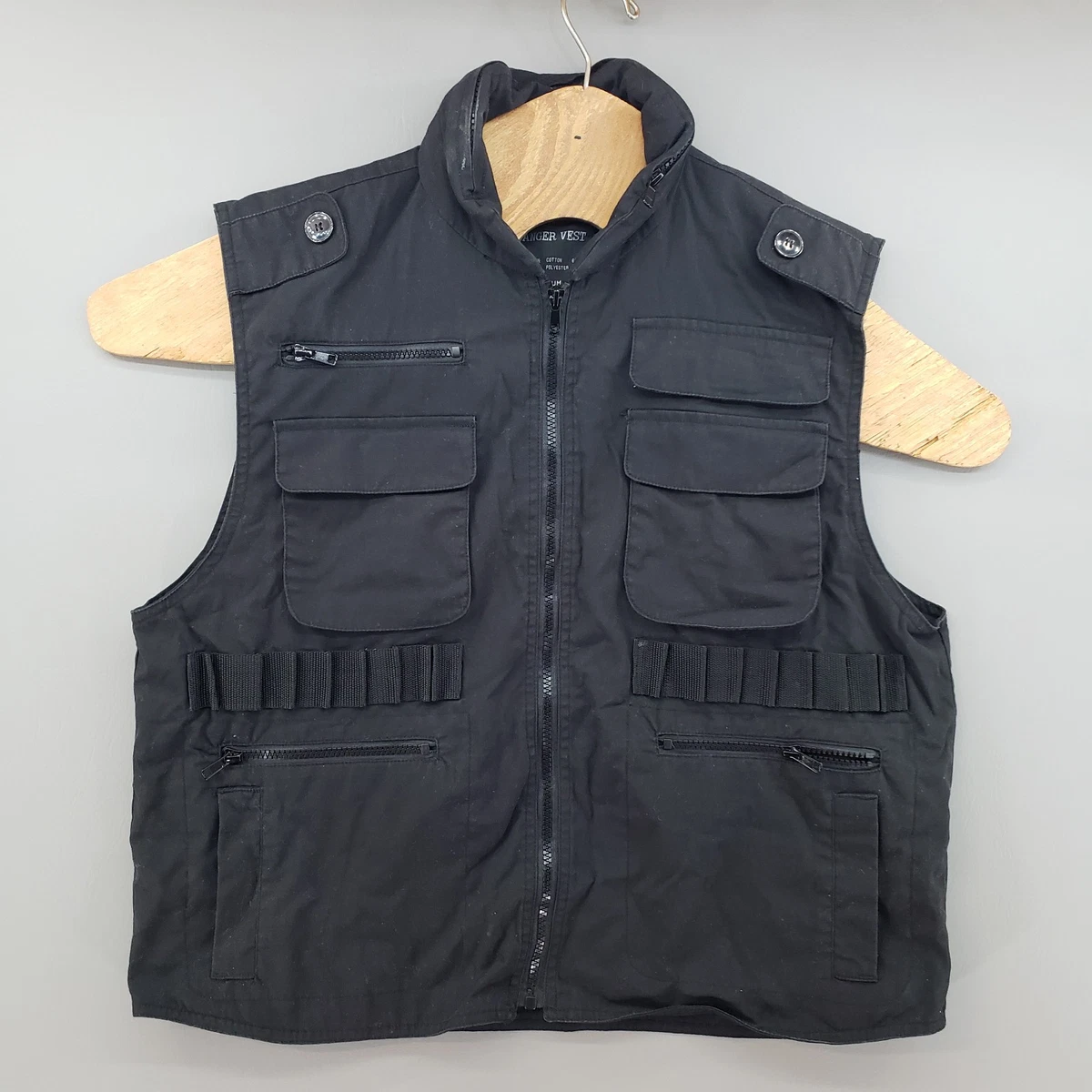 Gilet Tactique Rothco Ranger - Noir, Utilitaire, Taille L Pour Homme - Occasion Très Bon état