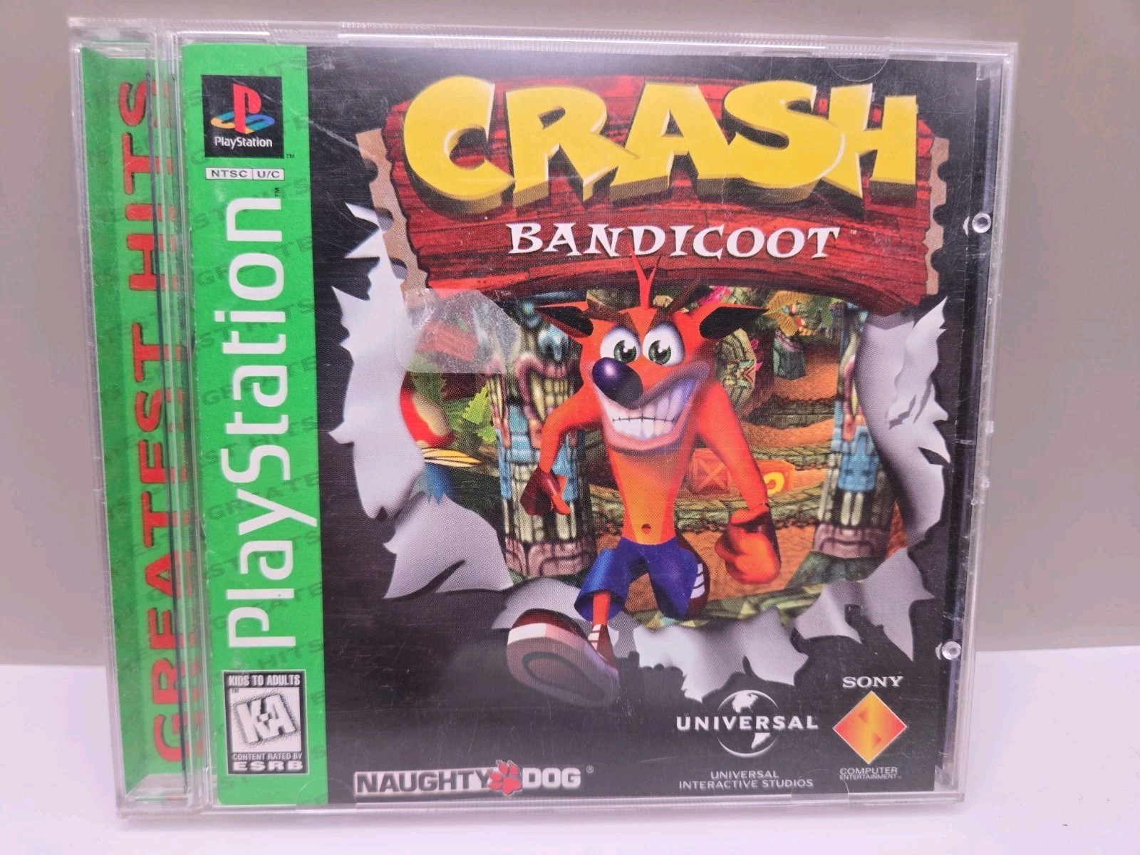 Crash Bandicoot Sony PlayStation 1 PS1 Complete 