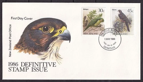w3212/ New Zealand Bird FDC Cover 1986
