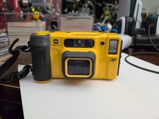 Minolta Weathermatic Dual 35 AF 35mm Underwater Film Camera w/Strap Parts/Repair